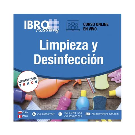 Curso En Vivo Limpieza Y Desinfecci N