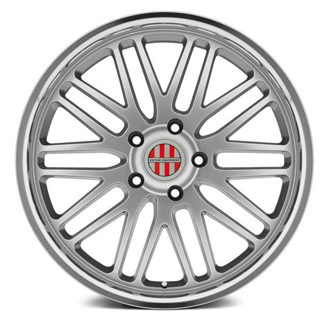 Victor® Lemans Wheels Silver With Brushed Machined Face Rims