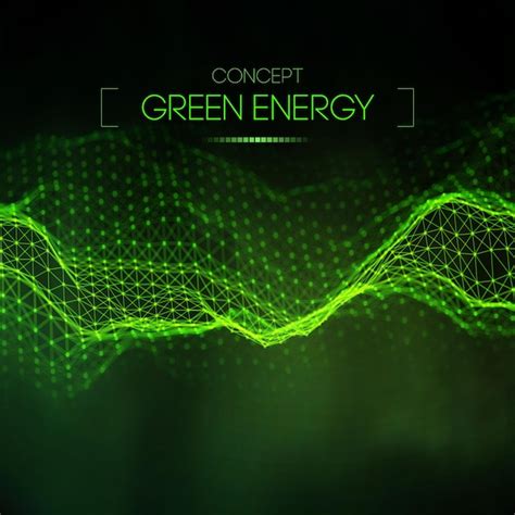 Premium Vector Green Energy Concept Vector Green Technology