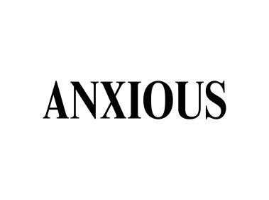 Anxious Logo PNG Transparent Logo - Freepngdesign.com