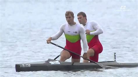 C2 200m Men Final Icf Canoe Sprint World Championships Milan 2015 Youtube