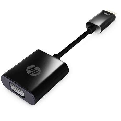 Hp Hdmi To Vga Adapter H4f02aa Black