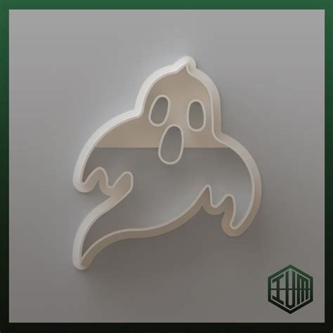 Archivo Stl Cortador De Galletas Fantasma Halloween・diseño Para Descargar Y Imprimir En 3d・cults