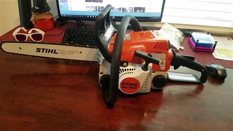 STIHL MS 180 C BE First Look YouTube