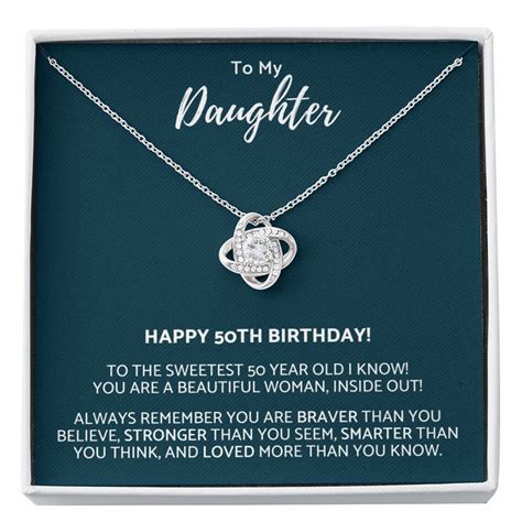 Happy 50th Birthday Daughter Daughter 50th Birthday T From Etsy