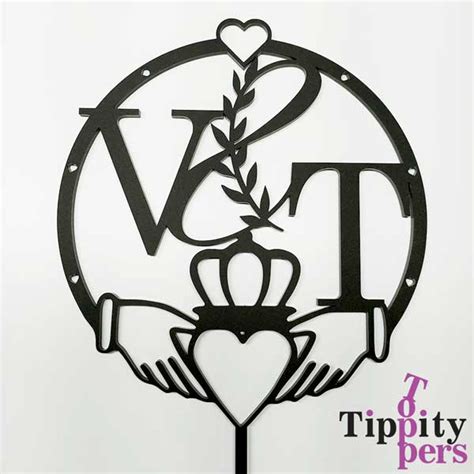 Cake Topper De Mariage En Acrylique Personnalis Tippitytoppers