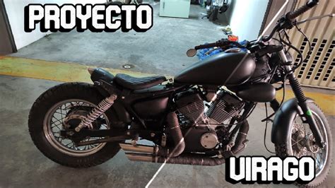 Bobber Proyecto YAMAHA VIRAGO PARTE 2 YouTube