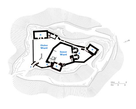 Great Castles Criccieth Castle Floor Plan