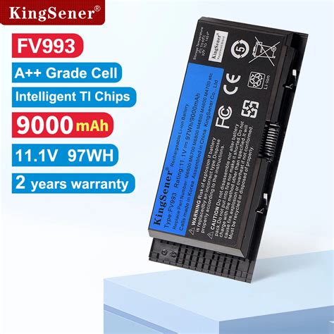 KingSener Bater A De 11 1 V Para Ordenador Port Til 9000mAh FV993 Para