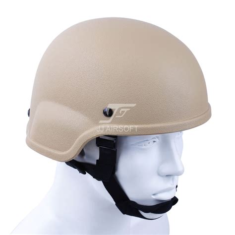 Mich Helmet Tan Jj Airsoft