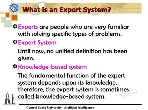 Expert Systems