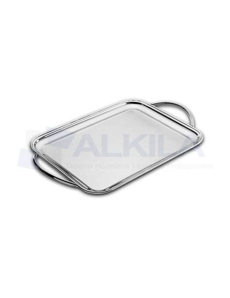 Bandeja Acero Inox Con Asas 48 X 36 5 Cm Alquiler Menaje Hosteleria