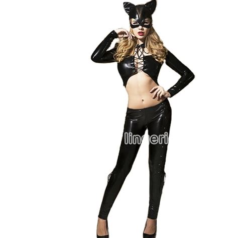 Black Sexy Catwoman Fancy Dress Costume Xl Black Ubicaciondepersonas Cdmx Gob Mx