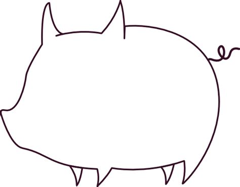 Pig Outline - ClipArt Best