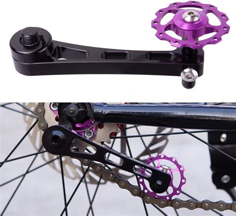 Bike Chain Tensioner Single Speed Adjuster Converter For Mtb Road