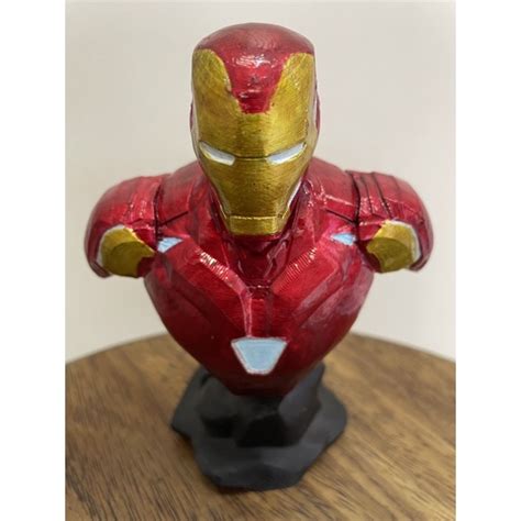 Busto Homem de Ferro Iron Man Impressão 3D Shopee Brasil