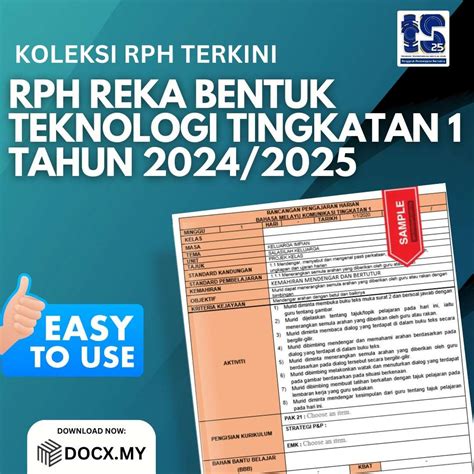 Rph Reka Bentuk Teknologi Tingkatan Tahun Docx My