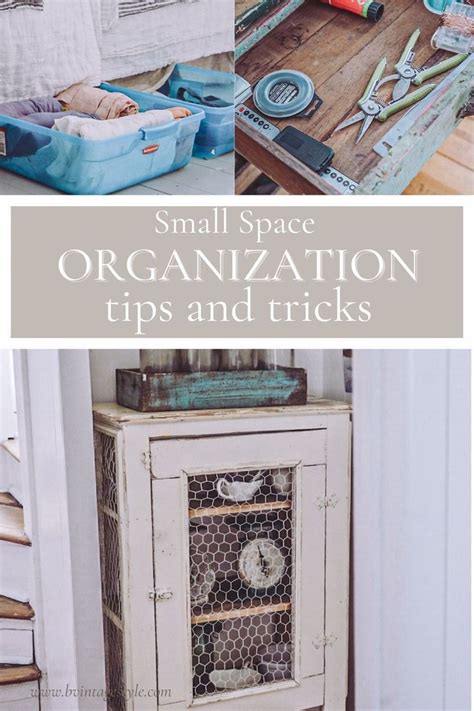 Small Space Organization Tips And Tricks