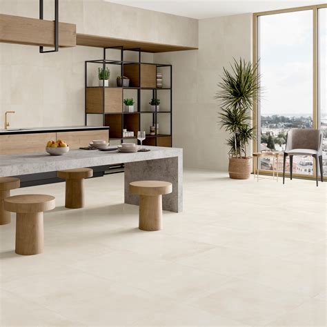 Suelo Porcel Nico Comodo X Cm Beige Interior Exterior Leroy Merlin