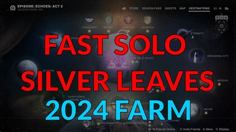 Fastest Solo Silver Leaves Farm Glitch Fast Solstice Armor Glow