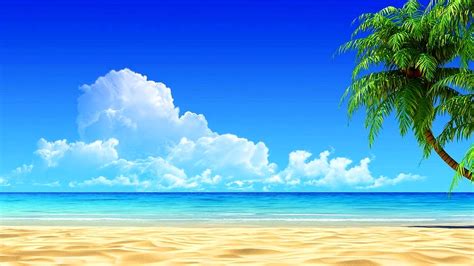 Download Animated Beach Wallpaper - WallpapersHigh