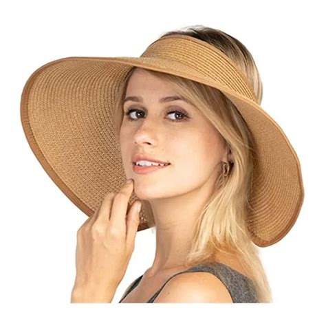 Women Hats And Caps Fashion Ladies Woman Wide Large Brim Floppy Fold Summer Sun Swimming Garden