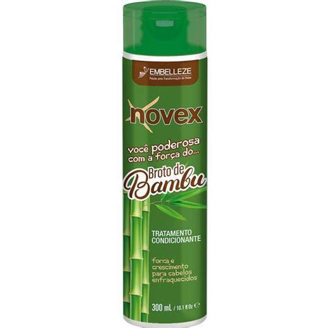 Novex Creme de Pentear Broto de Bambu 300 mL Canaã Cosméticos