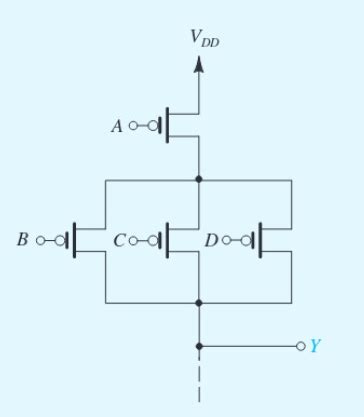 Solved Find The Pull Down Network That Corresponds To The Chegg