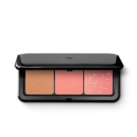 Multi Finish Trio Blush Bronzer Palette Kiko Milano Make Import