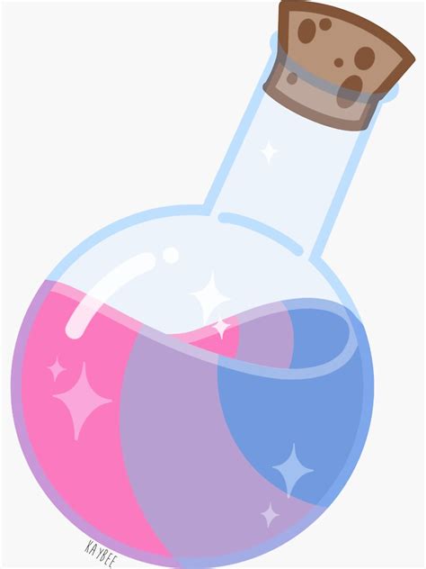 Bisexual Pride Potion Bottle Sticker For Sale By Khope713 Redbubble