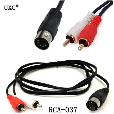 Câble convertisseur Audio mâle vers mâle 2RCA fiches DIN à 5 broches