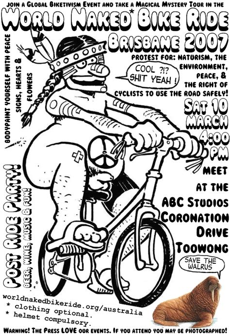 Brisbane 2007 World Naked Bike Ride WNBR Wiki Information Site