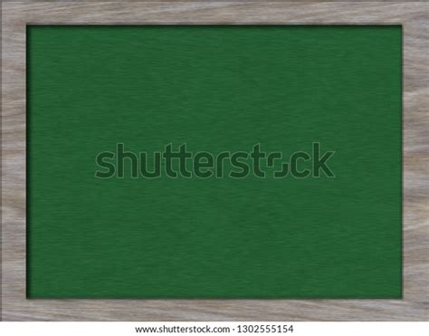 Modern Wooden Frame Chalkboard Texture Backgroundtop Stock Illustration