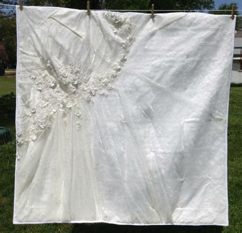 Quilt Made From A Wedding Dress I Make Custom Quilts