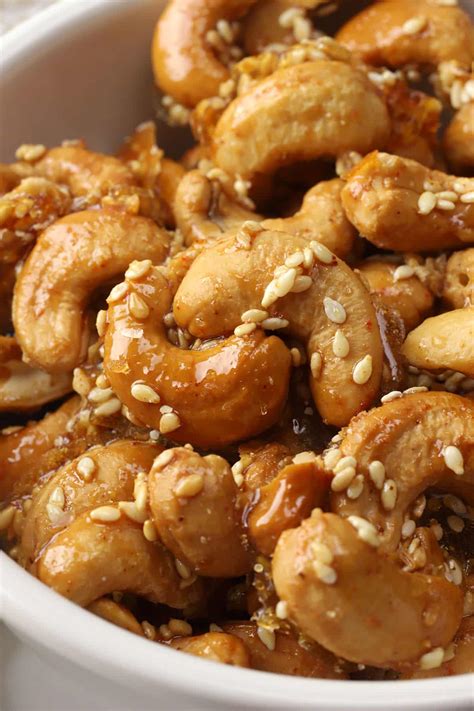 Honey Sesame Cashews The Toasty Kitchen