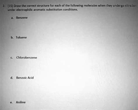 SOLVED Draw The Correct Structure For Each Of The Following Molecules