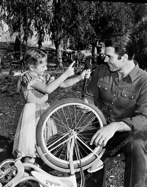 Clint Fixes Daughter Valerie Jean S Bicycle Clint Walker Clint Cheyenne Tv Show