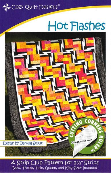 Hot Flashes Cozy Quilt Designs Pattern Digital Download Jordan Fabrics