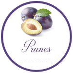 Étiquettes rondes prunes x10 Mon Bio Jardin