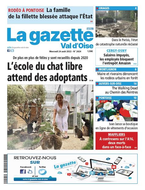 La Gazette du Val d Oise N2424 du 24 août 2022 à télécharger sur iPad