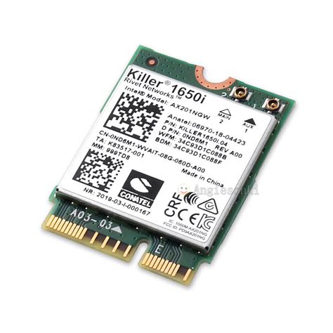 Killer Ax I Wlan Wifi Bluetooth Mini Pci Module Intel