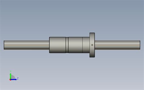 Ffzd5020 3滚珠丝杆3d模型iges模型图纸下载 懒石网