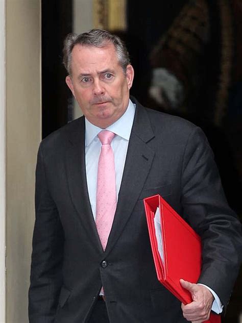 Liam Fox Red Faced After Endorsing Book Critical Of Brexit Daily Mail