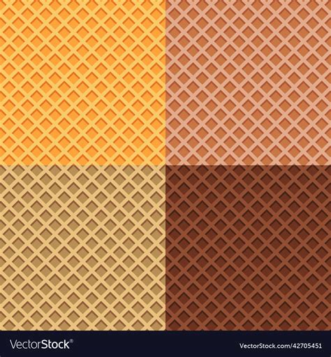 Waffle Texture Vector