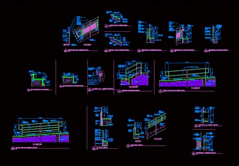 Detalles De Escaleras Y Rampa En Autocad Librer A Cad