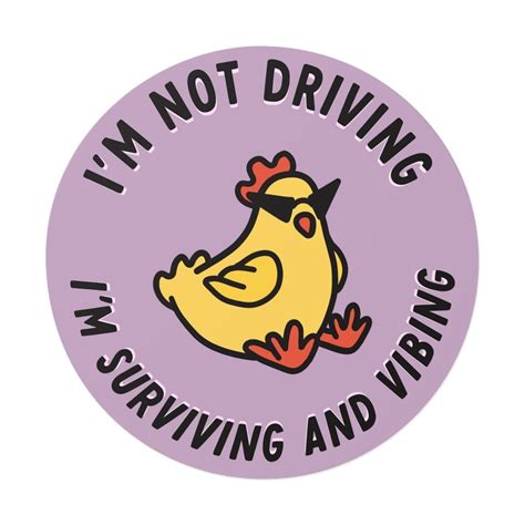 A Cute Bumper Sticker To Help You Show Off Your Style On Your Vehicle