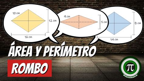 Rea Y Per Metro De Un Rombo Matematicascercanas