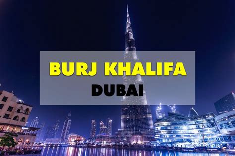 Gu A Para Visitar El Burj Khalifa De Dubai