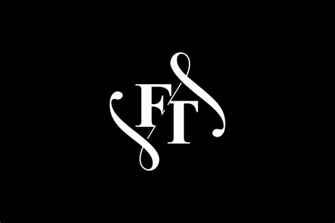 Ft Monogram Logo Design V Graphic By Greenlines Studios Creative Fabrica