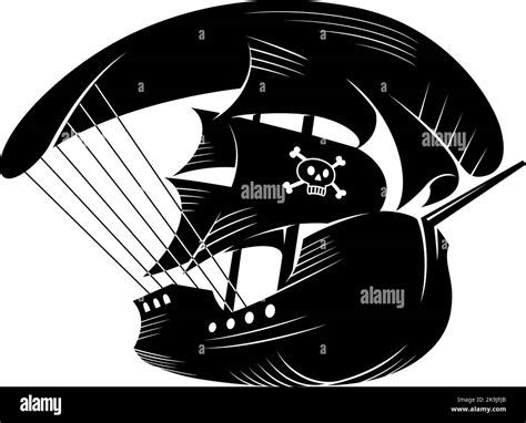 Pirate Ship Black And White Stock Photos And Images Alamy